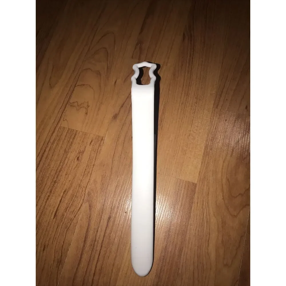 Pampered Chef white tongs large clip‎ 9.5